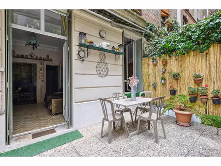 exclusivite- custine - lamarck caulaincourt - 45 m2 - terrasse 20 m2