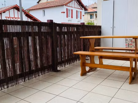 hendaye appartement t2 avec garage fermé