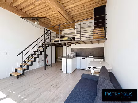 croix-rousse – superbe t2 canut de 43 33 m²  un cachet unique