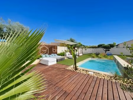 villa de plain-pied avec piscine – charme et confort à nézignan-l'évêque