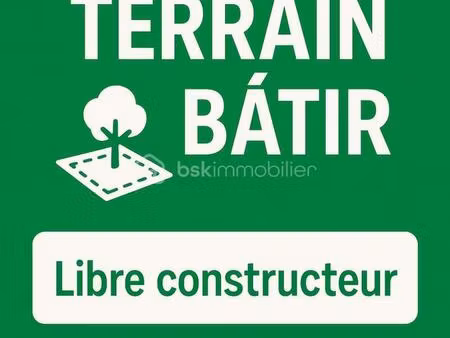 magnifique terrain à bâtir dans un environnement privilégié !