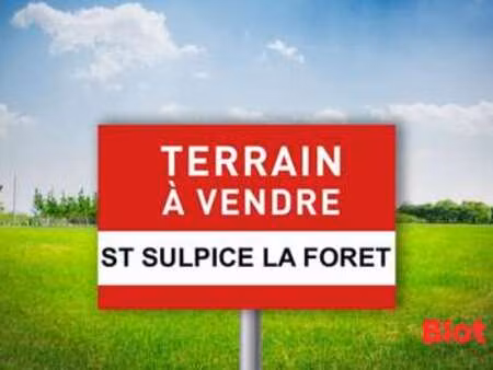 vente terrain à saint-sulpice-la-forêt (35250) : à vendre / saint-sulpice-la-forêt