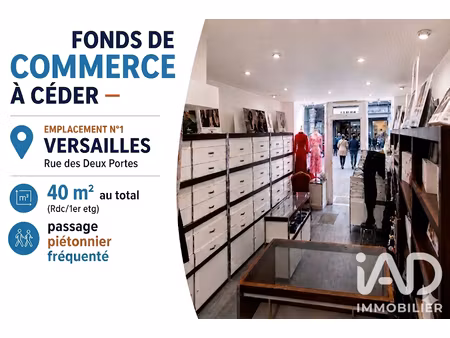 vente locaux professionnels 0 pièces 40 m² à versailles (78000)  145 600 €