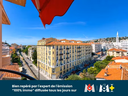 3 pièces - dernier étage - nice borriglione - jm3644