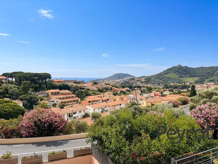 collioure  maison t3 - jardinet - garage - parking