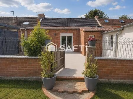 maison familiale rénovée avec jardin sans vis-à-vis à mazingarbe