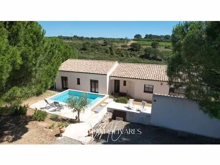 exclusivite ! aragon ! villa 6 pièce(s) 202 m2 avec piscine et vue exceptionnelle !