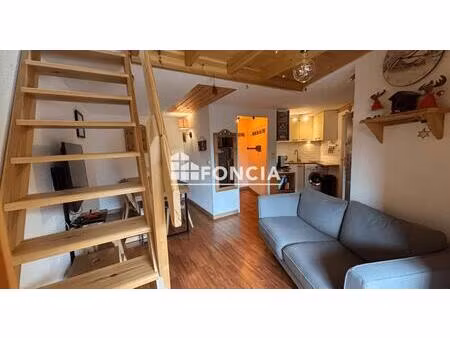 la foux d'allos  superbe duplex de 4 pieces surface au sol 58m2  avec 3 chambres  offrant 