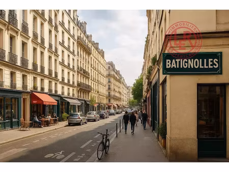 location locaux professionnels 43 m² à paris 17ème (75017)  2 070 €