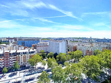 paris 13 ? porte de choisy ? f4 réaménagé ? 65 m² ? vue panoramique ? parking + cave