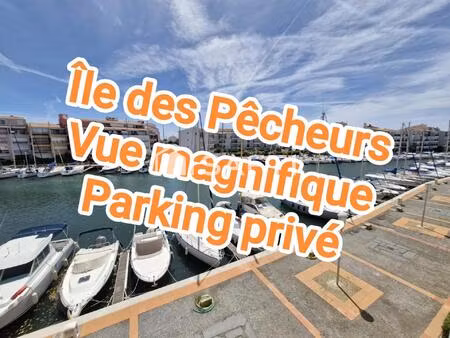 cap d'agde - ile des pêcheurs  vue chenal