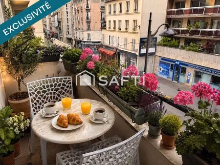 paris 15e – rue saint-charles  3/4 pièces 72m²