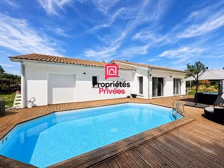 maison contemporaine 4 chambres avec piscine et terrain constructible