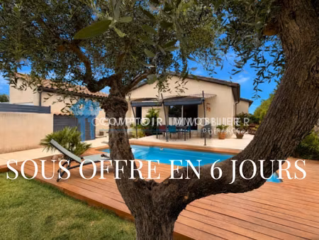 villa 4pièce(s) 3chambre(s) 111 m² vergèze (30310)