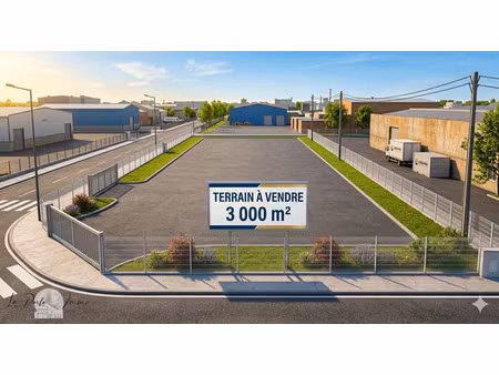 perpignan – terrain industriel 3000 m² – viabilisé