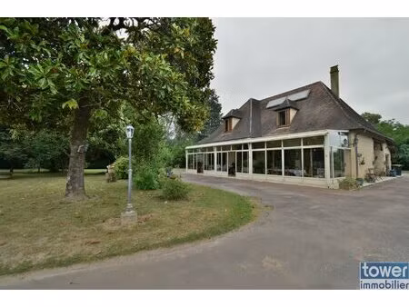 prigonrieux  maison type périgourdine 255m2 - joli parc  garage et entrepôt - terrain de..