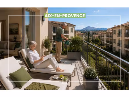 vente appartement neuf 2 pièces 55m2 aix-en-provence - 343000 € - surface privée