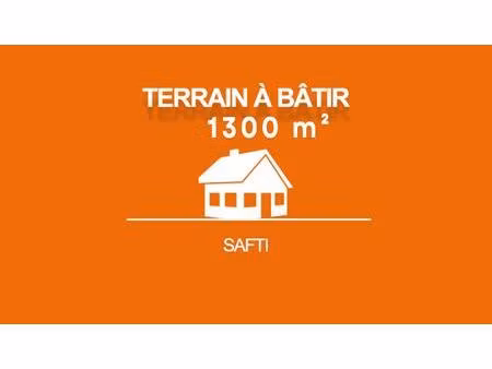 terrain en lotissement 1300 m²