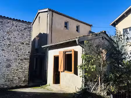 maison et dépendance centre village de lacourt 09200