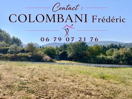 vente terrain neuf 1200m2 camps-la-source - 120000 € - surface privée