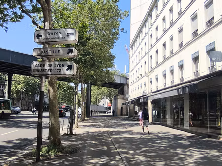** superbe 2/3 p face au pont vert bld diderot **