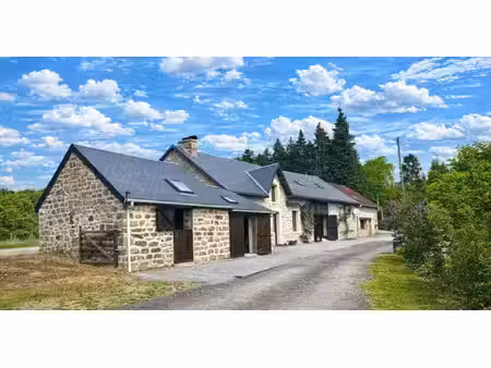 propriété comprenant 2 maisons  une grange  des écuries  un jardin et un enclos.