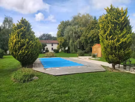 asnieres sur blour - belle 12 pieces maison charmante avec piscine et 4 hectares