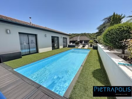 maison contemporaine de plain-pied - 105 m² - 3 chambres - pisc