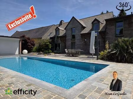 vente longère et corps de ferme piscine à québriac (35190) : à vendre piscine / 380m² québ