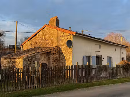 charmante maison en pierre rénovée avec jardins
