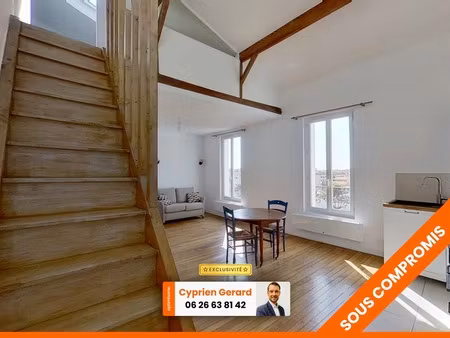 charmant duplex lumineux avec toit cathédrale – quartier des coutures / métro robespierre