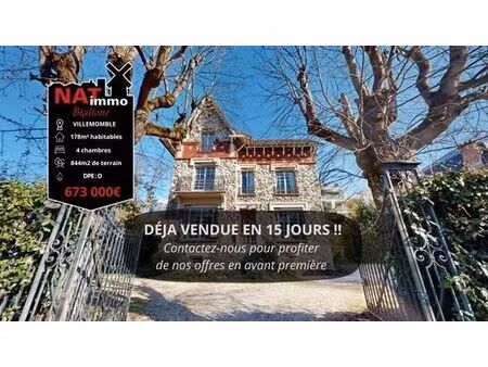 maison de 6 pièces de luxe en vente à villemomble  île-de-france