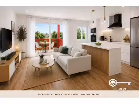 cambo-les-bains - t2 lumineux avec terrasse - centre de cambo - résidence sécurisée avec..