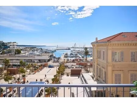 magnifique appartement bourgeois - vue mer & port de cannes