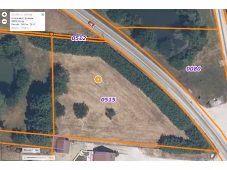 gurgy - belle parcelle de terrain a batir de 3299m²