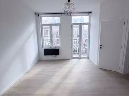 appartement 1 ch + bureau rénové à schaerbeek  lumineux