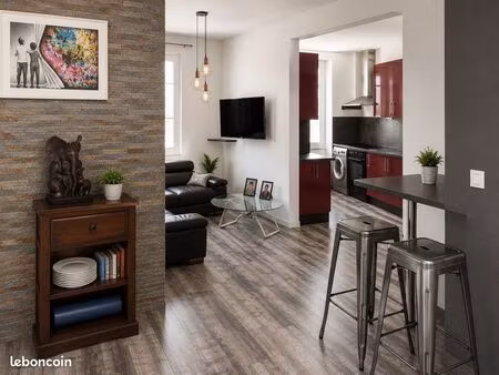 grasse – appartement de charme 65 m² – 2 chambres – terrasse – climatisation – vendu meubl