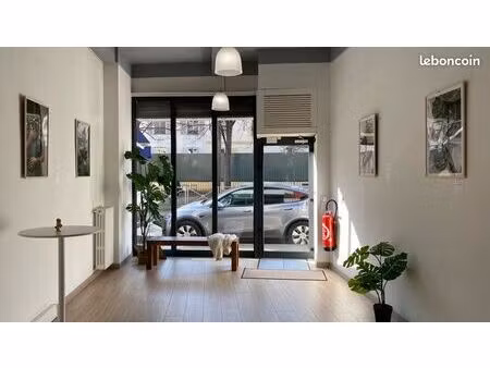 murs commerciaux delfino république 45m2 + cave 3m2 à vendre