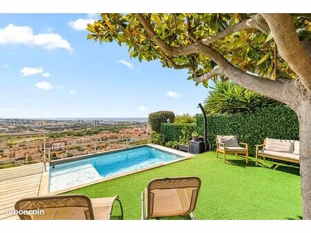 maison jumelee 110 m² - piscine - vue mer