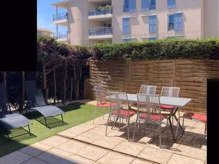 2 pièces antibes jardin / piscine / parking
