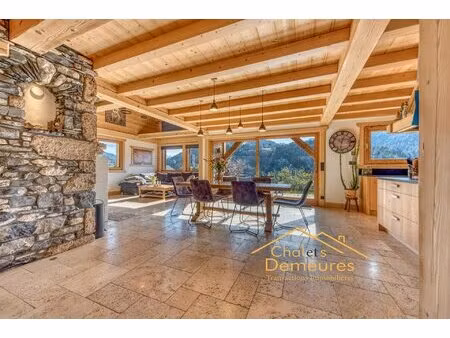 chalet vue panoramique sur les massifs