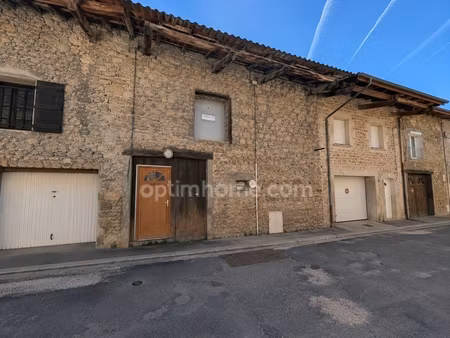 a vendre - maison de village en pierre à rénover - potentiel 140m² + garage + terrasse 16.