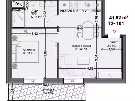 vente appartement 2 pièces 41 m² à morsang-sur-orge (91390)  199 000 €