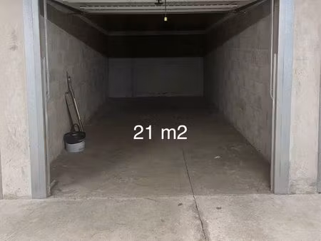 garage fermé