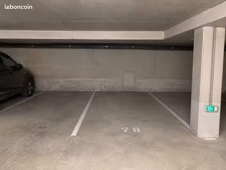 place de parking sécurisée – saint-pierre / timone