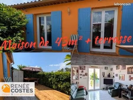 maison en viager 2 pièces 43 m²