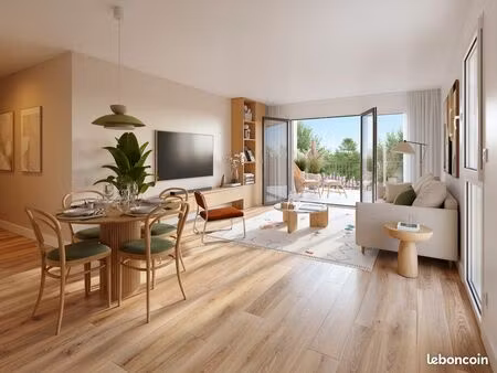 t2 lumineux avec terrasse et parking – bihorel