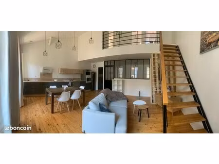 appartement en duplex meublé 80 m2