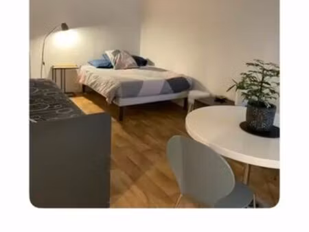 studio meublé tt équipé + linge très calme