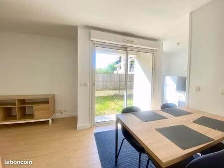 appartement t2 meublé avec jardin et parking
